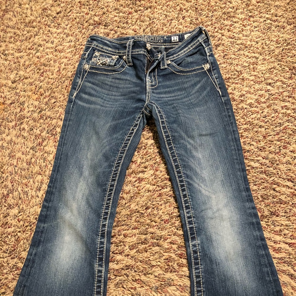 Girls size 12 Miss Me jeans